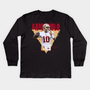 Jimmy Garoppolo Kids Long Sleeve T-Shirt